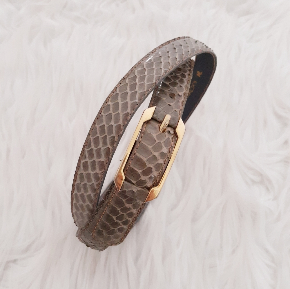 VTG Genuine Snakeskin Belt
